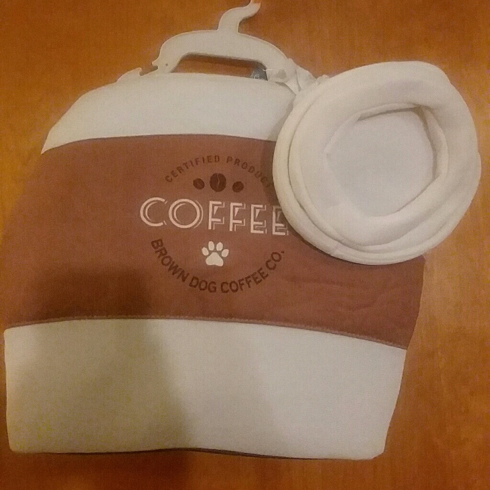 NWT Dog Coffee Cup Costume Size Medium